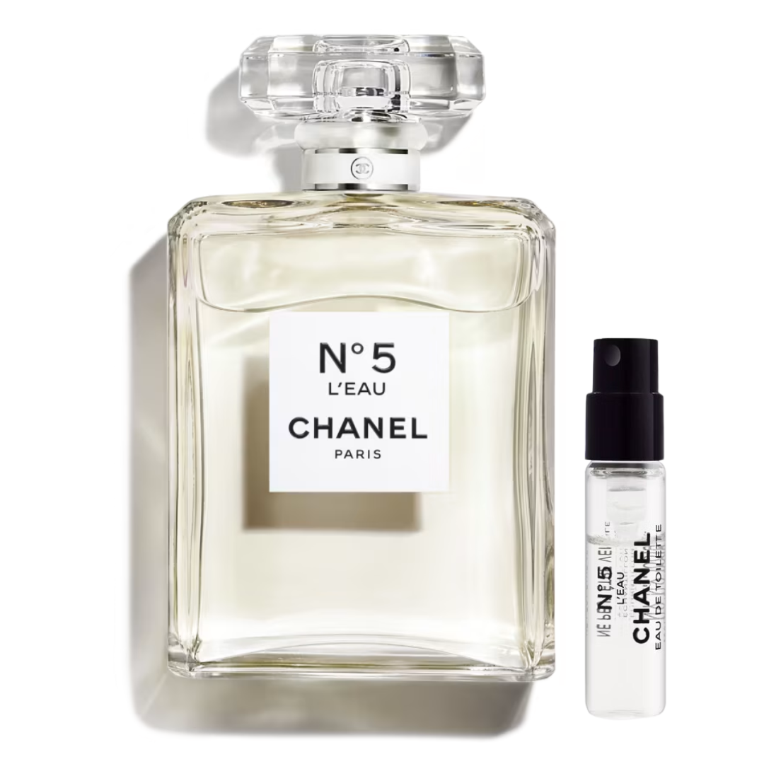 CHANEL香奈兒N°5 L'EAU 清新晨露淡香水1.5mL｜花果清新調｜COCOLOVE