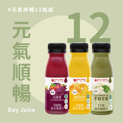 HPP冷壓綜合蔬果纖活飲 12瓶組|元氣順暢