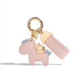 馬年福氣【馬上有錢】皮革鑰匙扣｜COCOLOVE