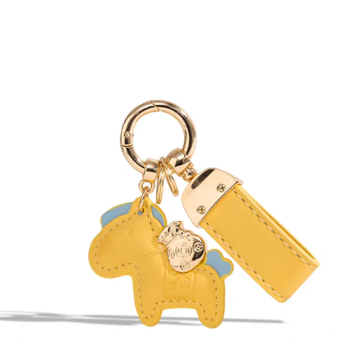 馬年福氣【馬上有錢】皮革鑰匙扣｜COCOLOVE