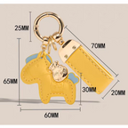 馬年福氣【馬上有錢】皮革鑰匙扣｜COCOLOVE