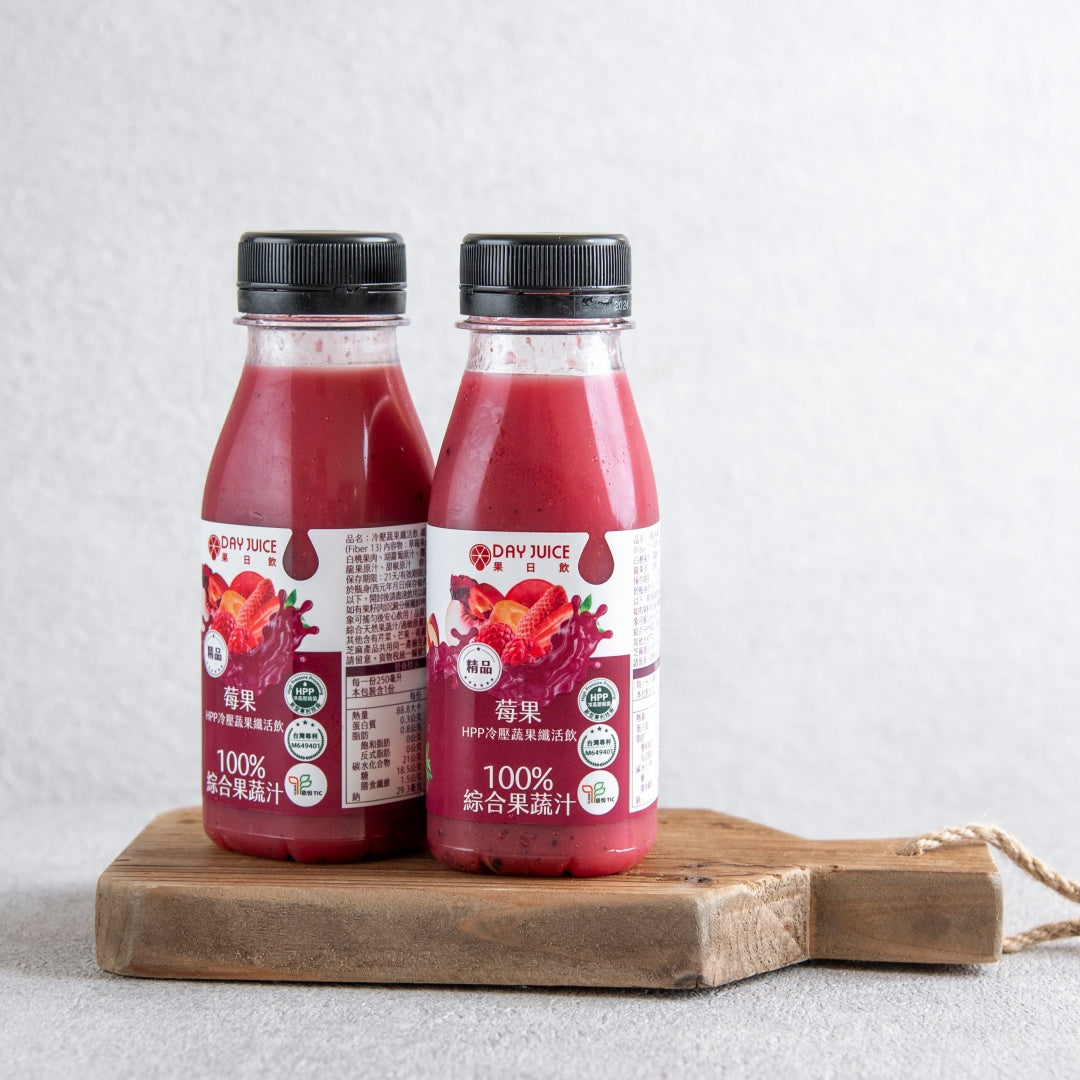 【秋冬限定】HPP冷壓綜合蔬果纖活飲 6瓶組｜莓好美肌